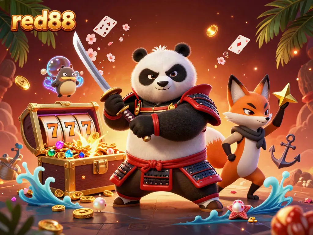 Experience the excitement of red88 with dynamic casino elements and captivating characters.